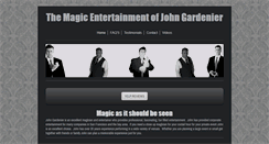 Desktop Screenshot of gardeniermagic.com